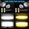 1Pc H4 LED Dual Color Motorcycle Headlight Bulbs BA20D with Fan Hi/Lo Beam 15W 12000LM 12V Fog Lamp Scooter Yellow White 3000K 6000K Motor Accessories
