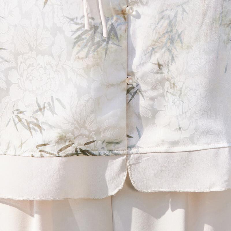 Summer New Chinese Style Floral Two-Piece Set