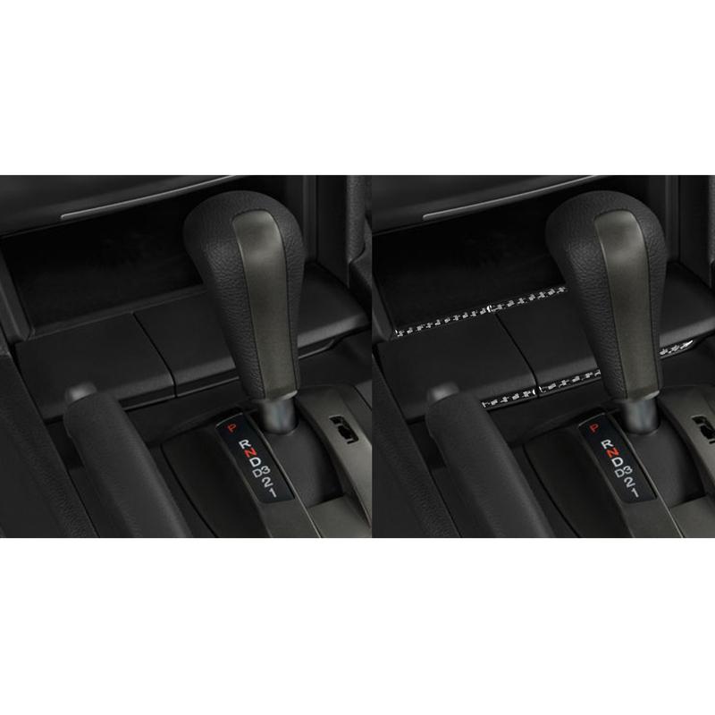 Real Carbon Fiber Car Accessories Center Console Strip Cover Modified Sticker For Honda Accord 8th Gen 2008 2009 2010 2011 2012