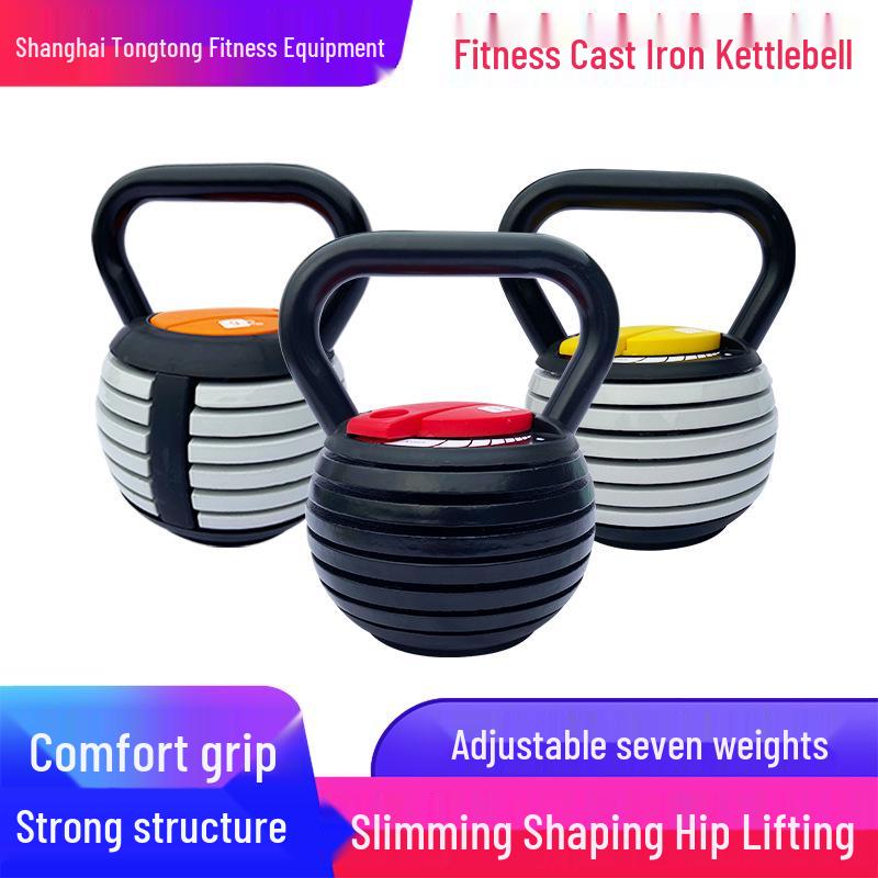 Adjustable Cast Iron Kettlebell for Home and Gym Fitness