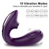 Consolador con Control remoto vibrador para clítoris, estimulador de mujer, lamiendo lengua, punto G, Juguetes sexuales para adultos, masturbación femenina para mujeres