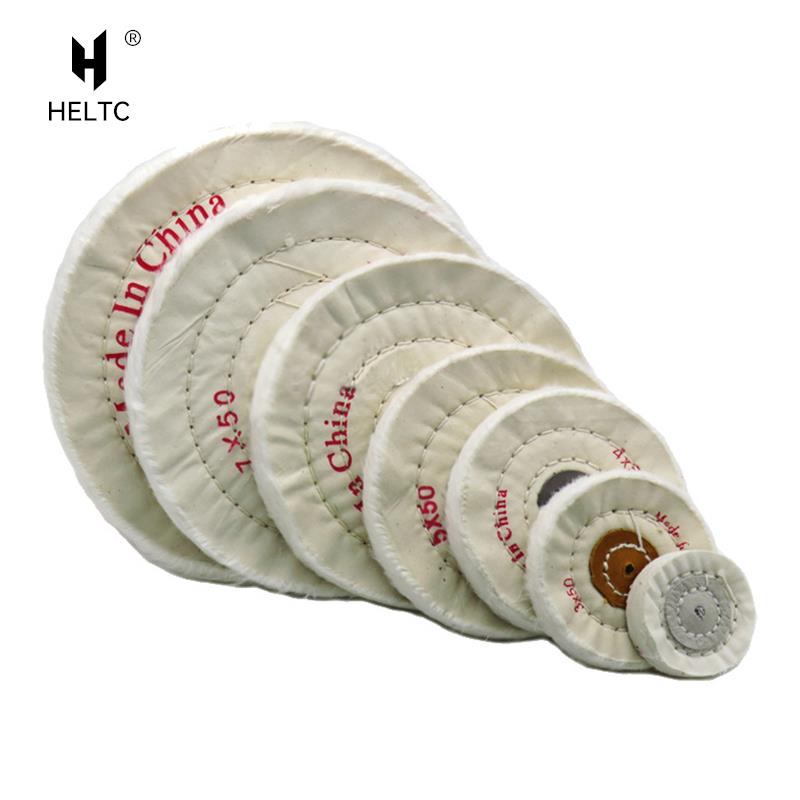 

3/4/5/6/7/8 Cloth Buffing Wheel Grinder For Wood Metal Jewelry Polishing Tools 50mm-200mm Wheels Buffing Polishing Wheel Cotton 50mm