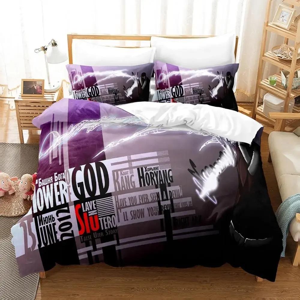 Tower Of God Bedding Set Single Twin Full Queen King Size Bed Set Adult Kid Bedroom Duvet cover Sets Anime Bed Sheet Set