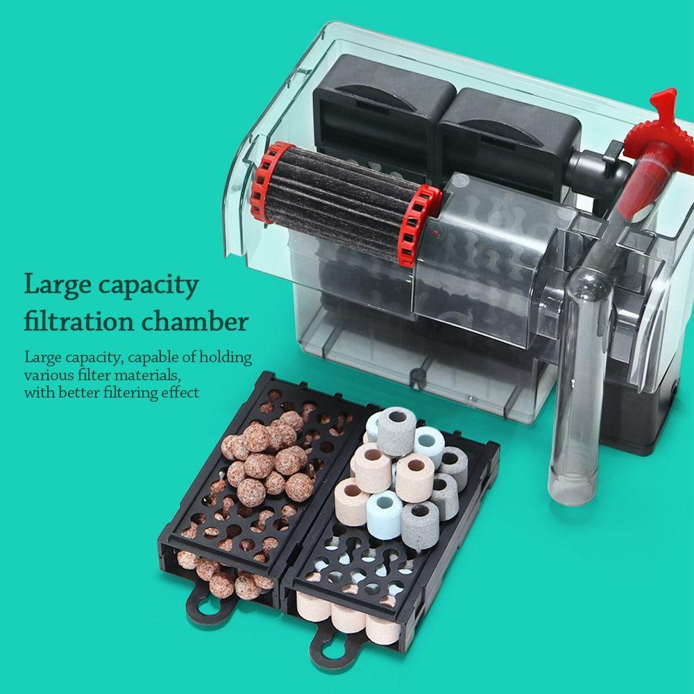 3 in 1 Fish tank filter waterfall Circulating Water Purifier Clean water cycle for Home