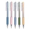 Morandi Color Push-Type Gel Pen - Simple Student Style, Black Sign Pen