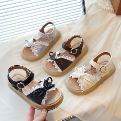 Mädchen Sandalen Süße Schleife Kleinkind Kinder Prinzessin Strandschuhe Weiche Sohle 2025 Sommer Neu Kinder Freizeitschuhe Atmungsaktiv Rutschfest