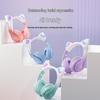 Sky Blue Cat Ear Bluetooth Headphones with Breathing Light