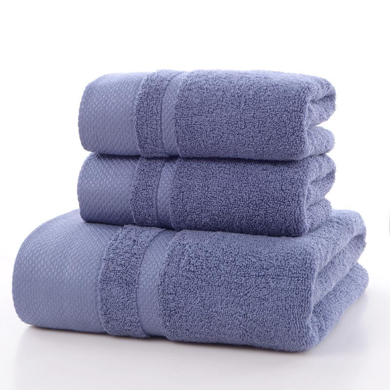 Premium All-Cotton Bath Towel: Thick, Soft, Absorbent, Antibacterial, Embroidered for Household and Hotel Use