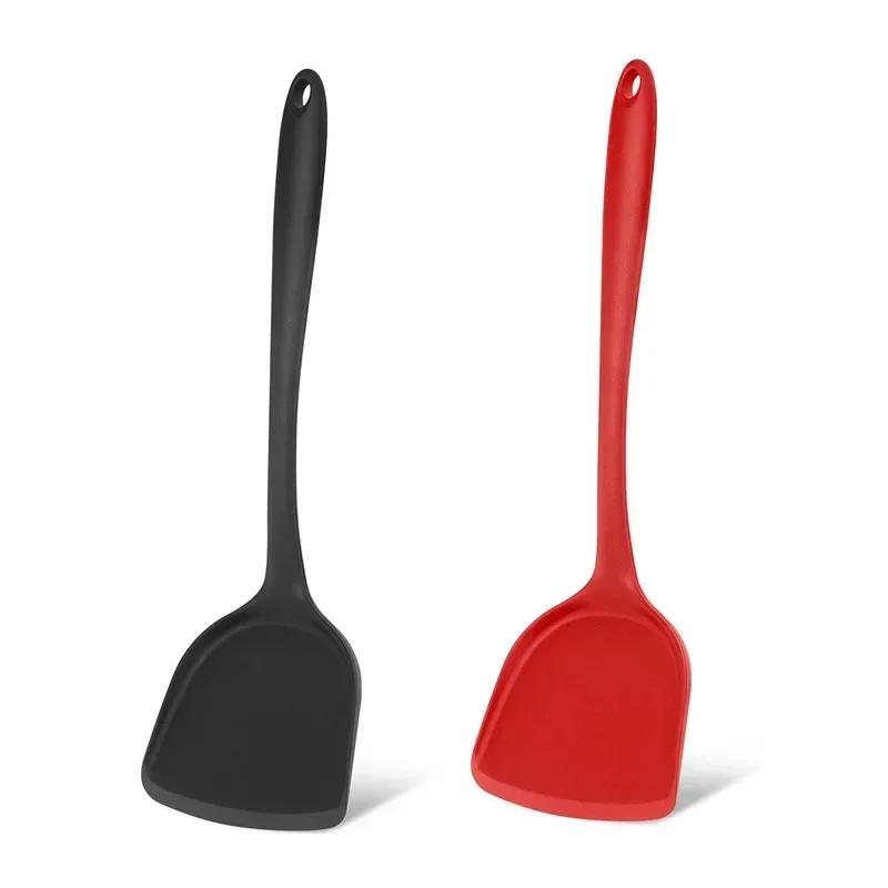 All-in-one Silicone Spatula Kitchen Items Heat Resistant Non-stick Frying Pan Spatula Household Silicone Chinese Spatula