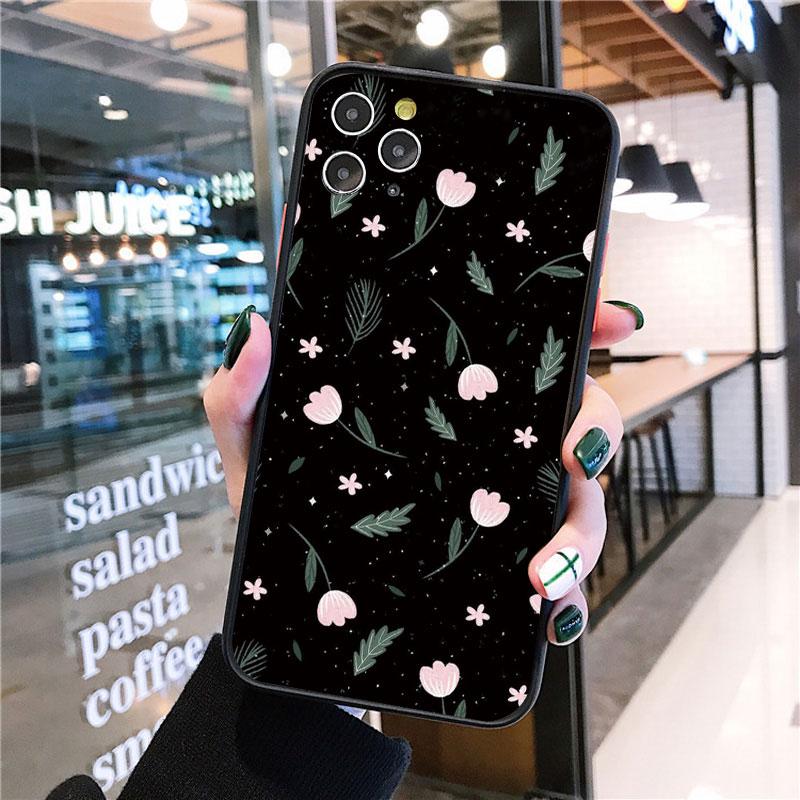 

Цветочный чехол для iPhone 7 8 Plus SE2 15 11 13 12 14 Pro Max 12 13 Mini 14 Plus XR X XS Полный графический цветочный противоударный чехол iphone 15Plus