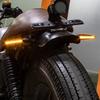 Motorcycle LED Turn Signals Light Amber Flasher Flowing Water Built Relay 12LED Turn Signal Lamp Motorcycle Flashing Lights