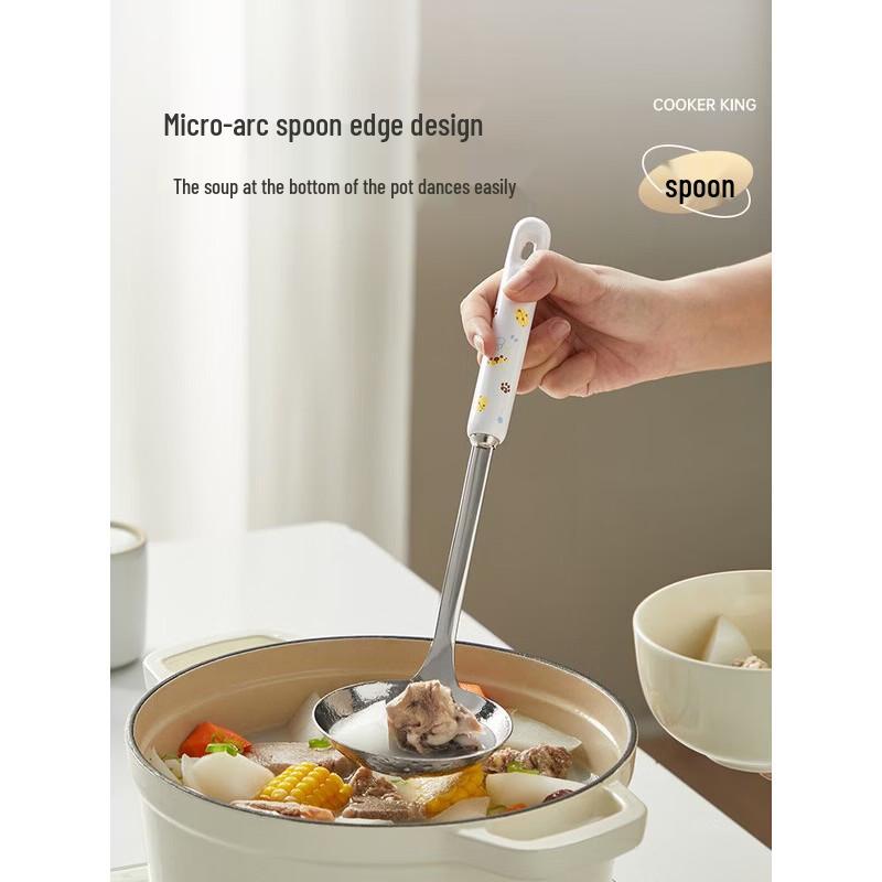 Cooker King Stainless Steel 3-Piece Kitchen Utensil Set