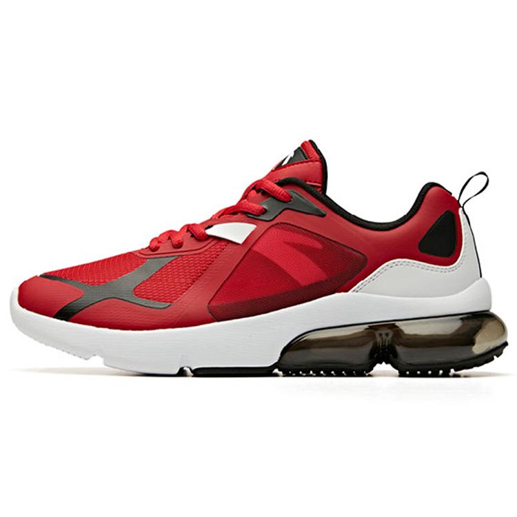 

new Anta Cushioned Slip-Resistant Abrasion-Resistant Breathable Low-Top Running Shoes Men s Red White Black 40
