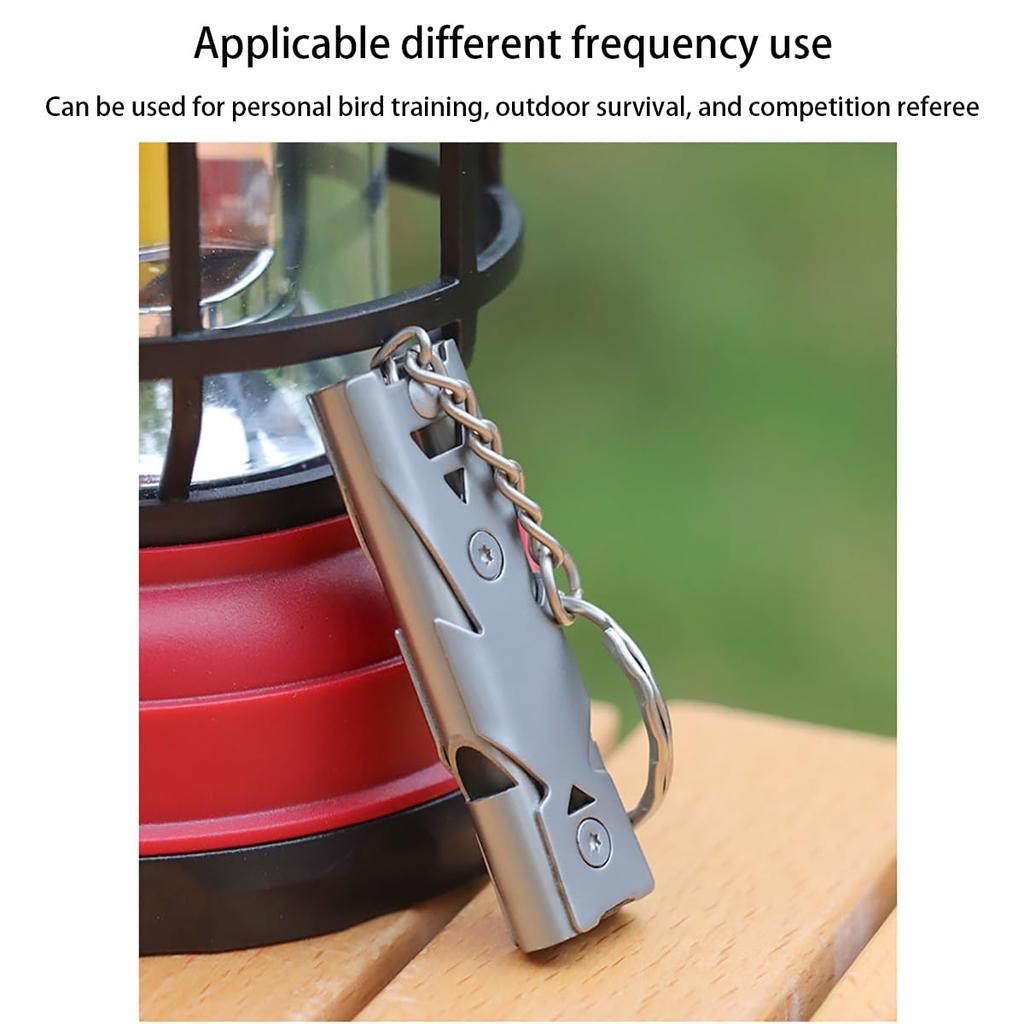 Survival Whistle, CTRICALVER High Decibel Safety Whistle with Strap, Keychain,