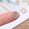 10Pcs 5MM Tri-glide Diamond Buckle Round/Square Belt Buttons Mini Ultra-small Diy Dolls Buckles Stuffed Toys Doll Bags Accessory