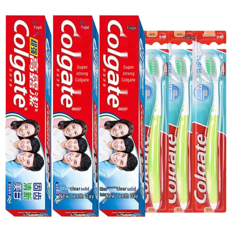 Colgate Anti-Cavity Whitening & Triple Action Toothpaste 6-Tube Combo Pack