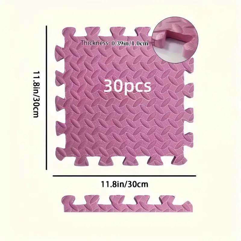 

30Pieces Baby Foam Play Mat EVA Foam Soft Stitching Mat Home Carpet Gym Puzzle Sports Floor Mat Suitable for Bedroom Living Room 30Pcs