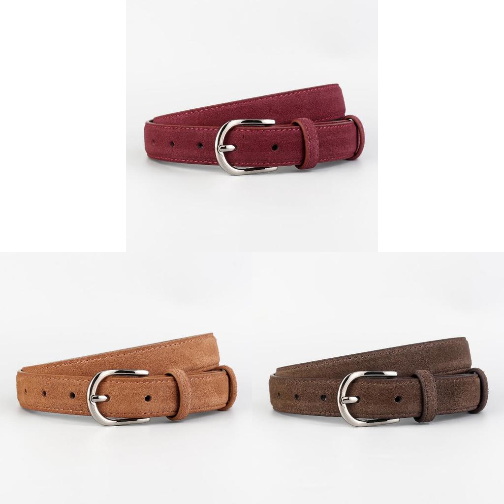 Leather Belt For Women With Zinc Alloy Buckle Stylish Casual And Office Wear
