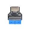 USB 3.0 19-Pin to USB 3.2 Type-C Front Adapter 9-Pin to Type-E 20-Pin