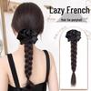 Korean Style Hair Tie Clip: Long Braid Wig for Low Ponytail and Braided Hairstyles