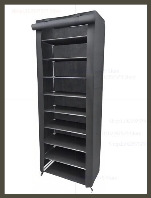 Portable Multi-layer Dustproof Shoe Cabinet for Dorms and Foyers Easy Assembly Storage Organizer for Rental Homes