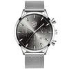 Stainless Steel Mesh Strap Men'S Watch Trendy Fashion Luminous Calendar Quartz Watch