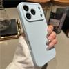 Advanced sense liquid silicone for iPhone17promax mobile phone case Apple 16 solid color anti-drop all-inclusive sheath