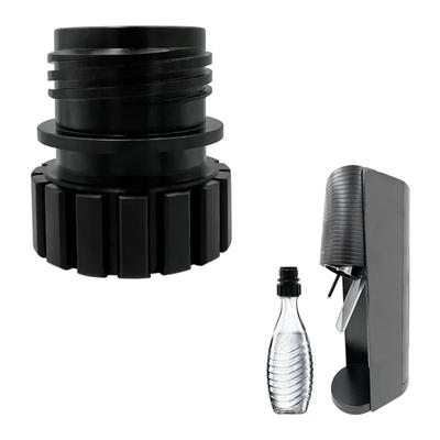 Adaptor sticlă apă minerală pentru sticle de sticlă Sodastream Conectare rapidă Atașament sticlă aparat de sifon Capac de reumplere Conectare