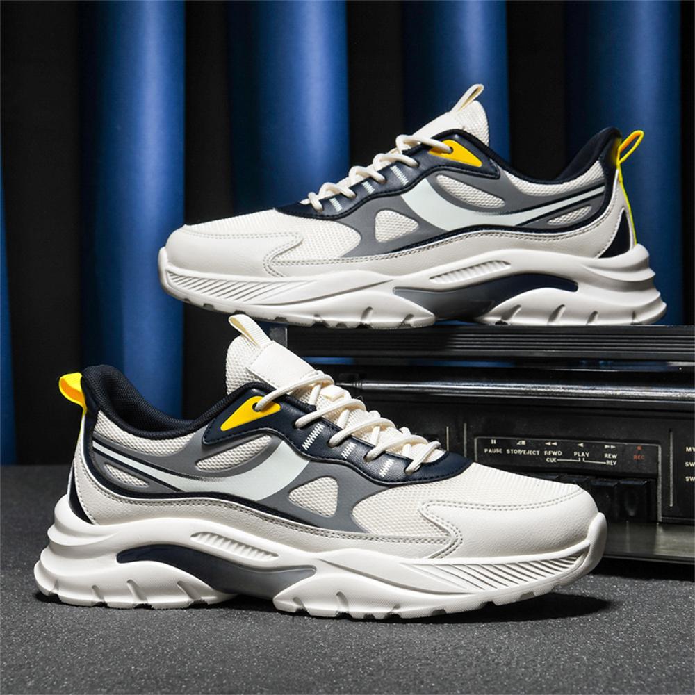Modne Sneakersy na Grubym Obcasie na Sezon Przejściowy, Trendy Buty do Chodzenia Markowe Męskie Brązowe Sportowe Designerskie Szkolne Snaeakery Krasofka