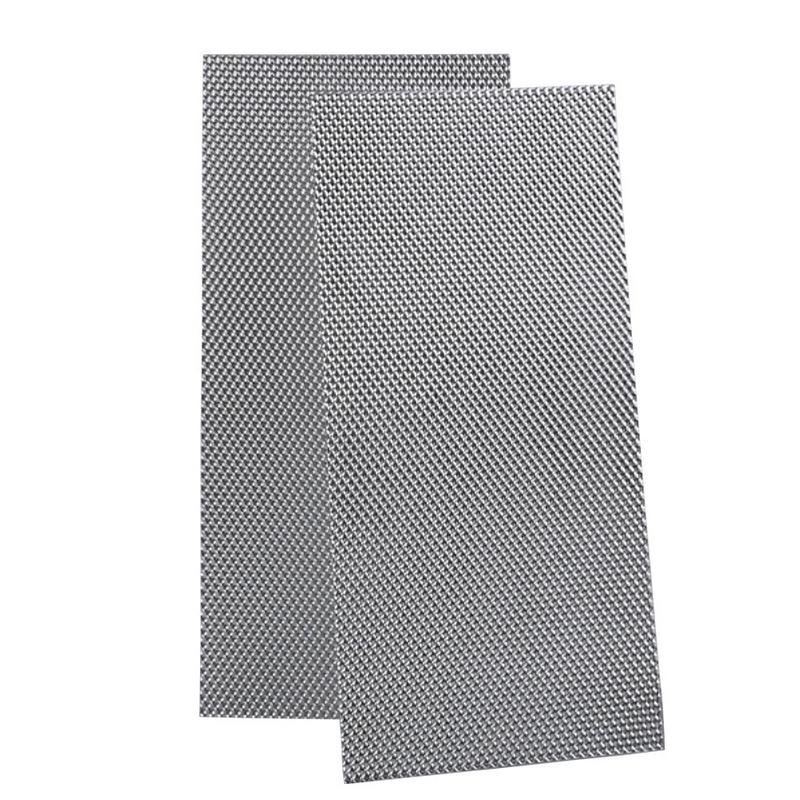 500MM DIY Embossed Aluminum Heat Shield Heat Shield Firewal Floor Pan Fuel Tank Silver Turbo Manifold Exhausts
