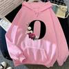 Autumn Winter Womens Hoodies Casual Letters A-Z Printing Sweatshirts Sportswear Outdoors Sports Jogging Woman Clothing New Tops