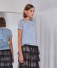 Pabeleupinggeo Layered Strap T-Shirt (Blue)