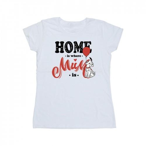 101 Dalmatians Womens/Ladies Home Is Where Mum Is Cotton T-Shirt
