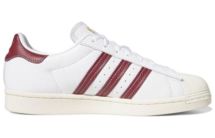 adidas Superstar 'White Collegiate Burgundy' GZ1603