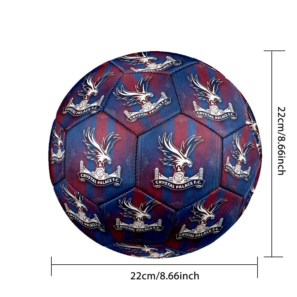 Crystal Palace Size 5 Football High Elastic Soccer Ball For Outdoor Competition Daily Training Play