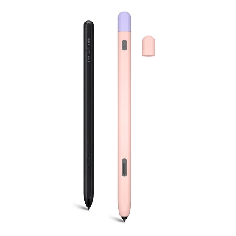 Silicone Case Contrast Color Anti-scratch Pen Protective Cover Compatible For Galaxy Tab S-pen Pro
