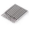10pcs 1 8   Shank Tungsten Carbide End Mill CNC Engraving Tools Single Flute Spiral Bit