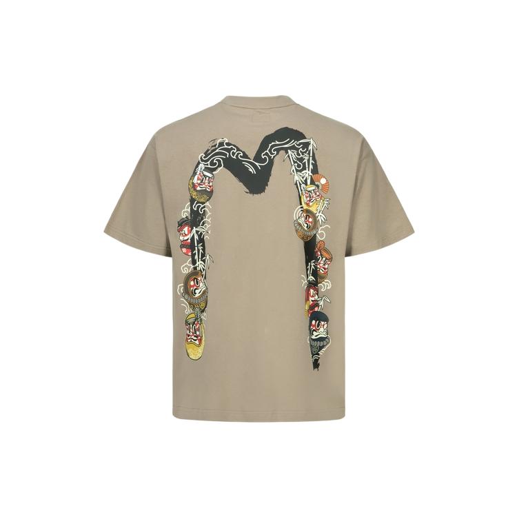 EVISU T-Shirts Men's Crew Neck Moderate Straight Fit 2EAHTM3TS1099RXCT