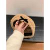 Hat for Women Japanese Niche Bow Plush Beret for Women In Autumn and Winter New Sweet White Painter Hat