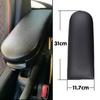 Asiento de Cuero Para Ibiza 6J 2009 2010 2011 2012 2013 2014 2015 2016 Cubierta de Apoyabrazos de Consola Central de Coche Tapa con Cierre Protector Tapa