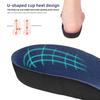 Thin Shock-absorbing Insoles for Men and Women, Sweat-absorbing and Breathable Massage Arch Support Insoles, Summer EVA Sports Full Pad