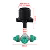 Orifice 0.5mm Cross Atomizing Micro-Nozzles Kit 6mm Hanging Vertical Misting Sprayer Landscaping Cooling Dust Removal Sprinkler
