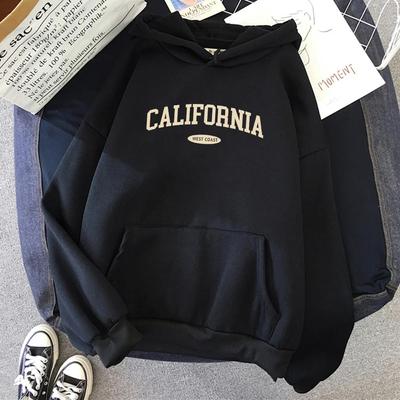 Women's Long Sleeves Hoodies California West Coast Design Womens Hoody Streetwear Pocket Crewneck Clothes