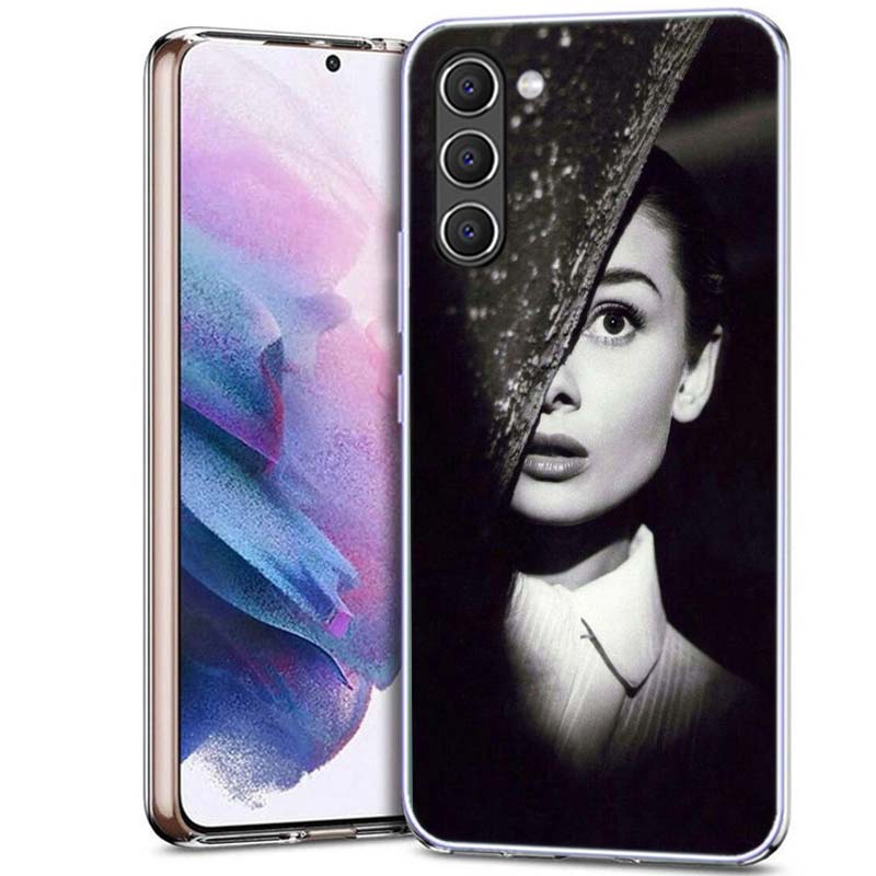 Audrey Hepburn Phone Case for Samsung A16 A26 A36 A56 A17 A37 A57 A07 A06 A02S A12 A22 A32 A52S A72 Galaxy A70 A50S A71 A51 A31