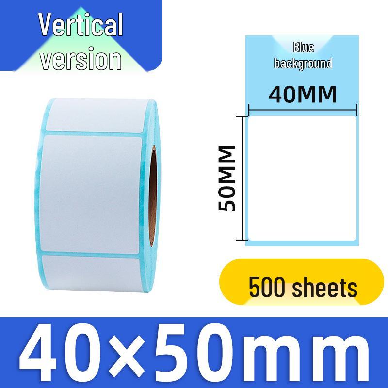 Durable 100x100 Self-Adhesive Thermal Label Paper for Supermarket Barcodes & Express Waybills