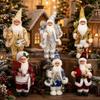Cute Santa Claus Doll Creative Christmas Ornament Standing Santa Doll  Christmas Gifts
