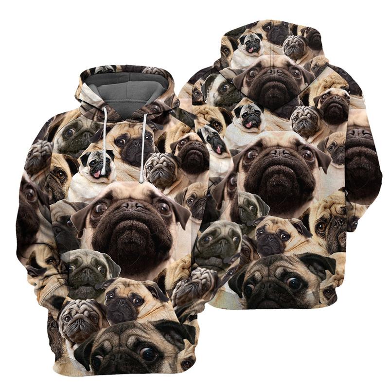 Animal Doberman Puppdog 3D Print Hoodie Men Oversized Long Sleeve Pullovers Bullhead Terrier Corgi Pets Dog Graphic Hoodies Tops