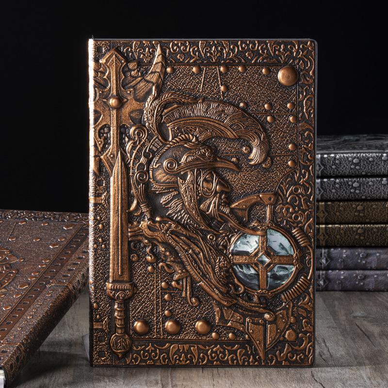 Paladin European Retro Business Diary: Embossed PU Notebook