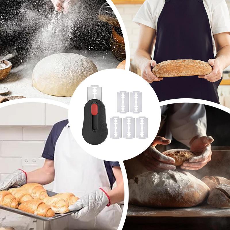 Lametta per Pane Strumento per Incidere l'Impasto Lametta Magnetica per Pasta Madre Strumenti per Incidere Strumento Professionale per Incidere il Pane a Lievitazione Naturale Accessorio da Forno
