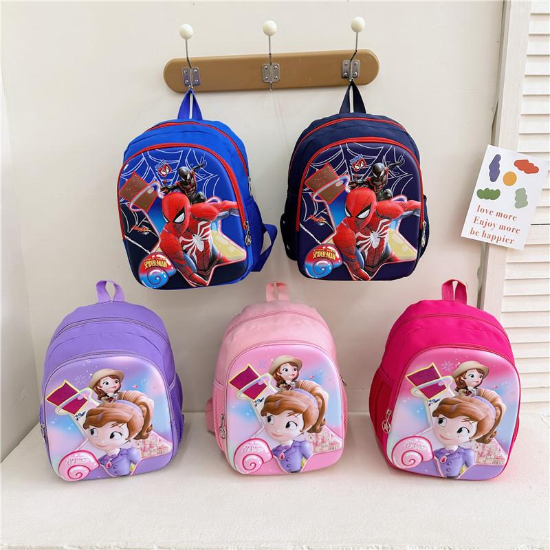 Adorable Cartoon Nylon Toddler Backpack Lightweight Spinal Protection For School
